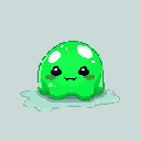 Emerald Slime, из игры The Emerald Frontier