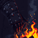 Soot-Black Gauntlets, from The Emerald Frontier