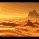 Searing Sands Desert, from The Emerald Frontier