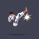 Judo Kick, from The Emerald Frontier