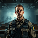 Officer Ben Hayes, from Zombie Apocalypse